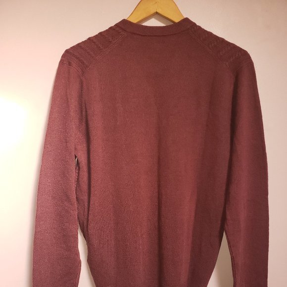 Dockers Men's Size Small Burgundy Sweater - NWT - Picture 3 of 7